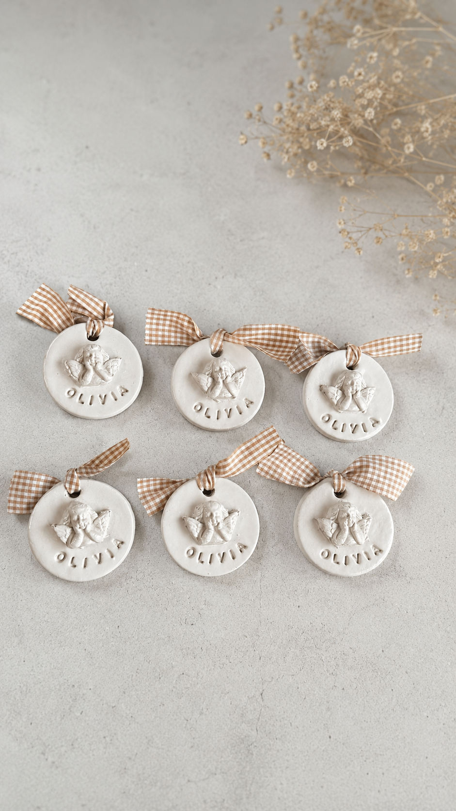 Pack Medallas Angel Personalizadas