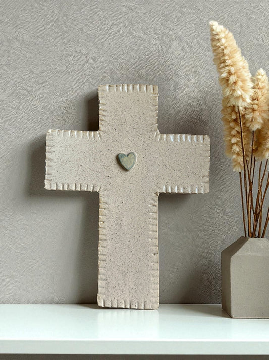 Cruz Corazón Azul