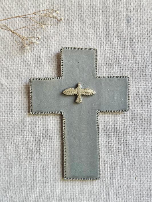 Cruz Espíritu Santo Azul