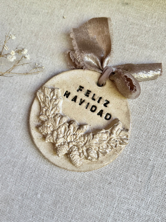 Medallón Feliz Navidad