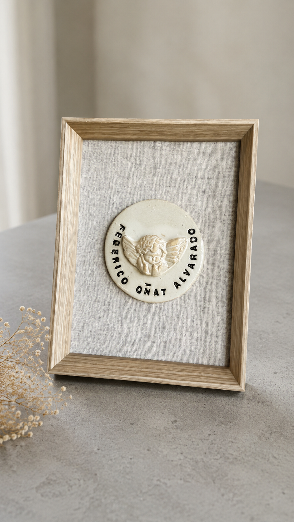 Cuadro Angel Gres Personalizado