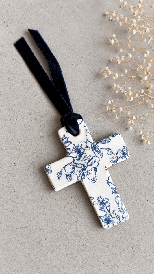 Cruz Flores Azules