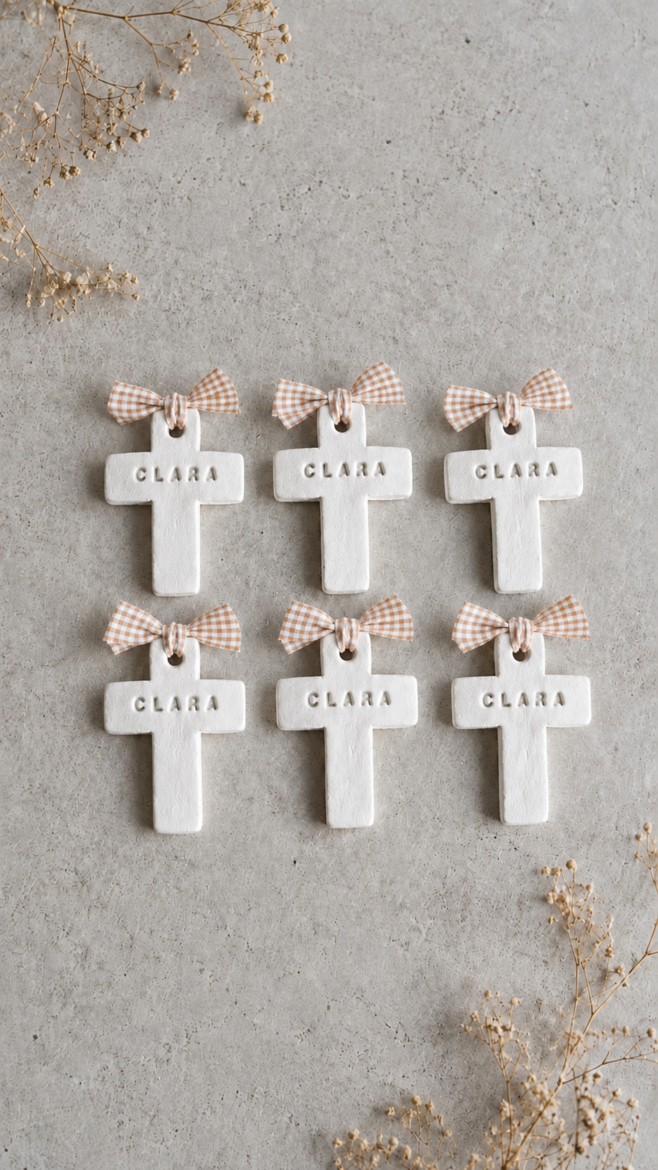 Cruces Nombre Beige